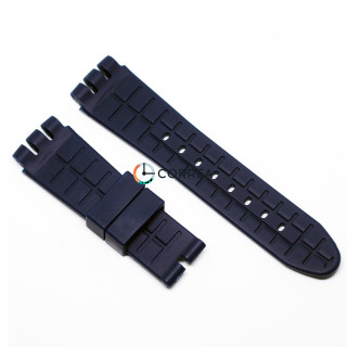 Каучуковый ремешок для часов Swatch Irony The Chrono синий RKS-002